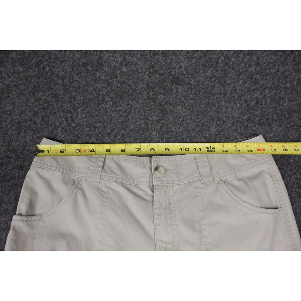 Columbia Khaki Chino Pants Womens Size 10 Tan Straight Leg Hiking Camping - Picture 8 of 10